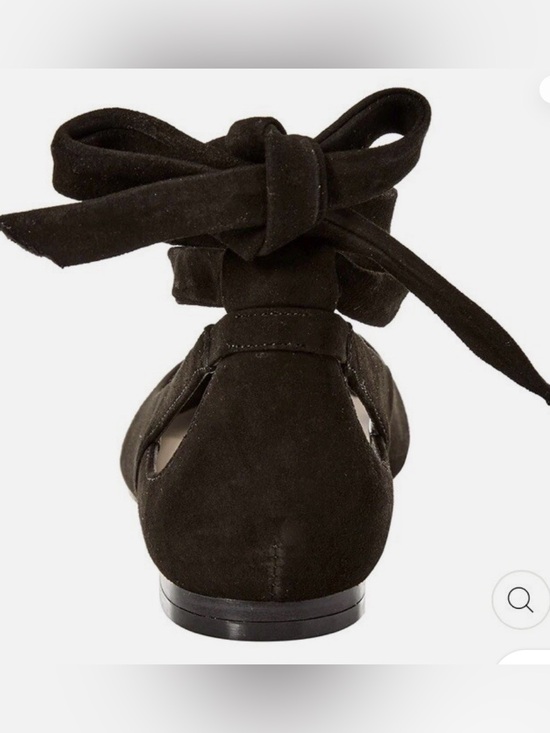 Kenneth Cole Shoes - Kenneth Cole New York Wilhelmina Black Suede Ballet Flats (8)